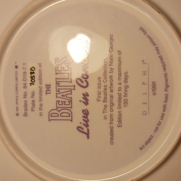The Beatles plate - Picture 4 of 4